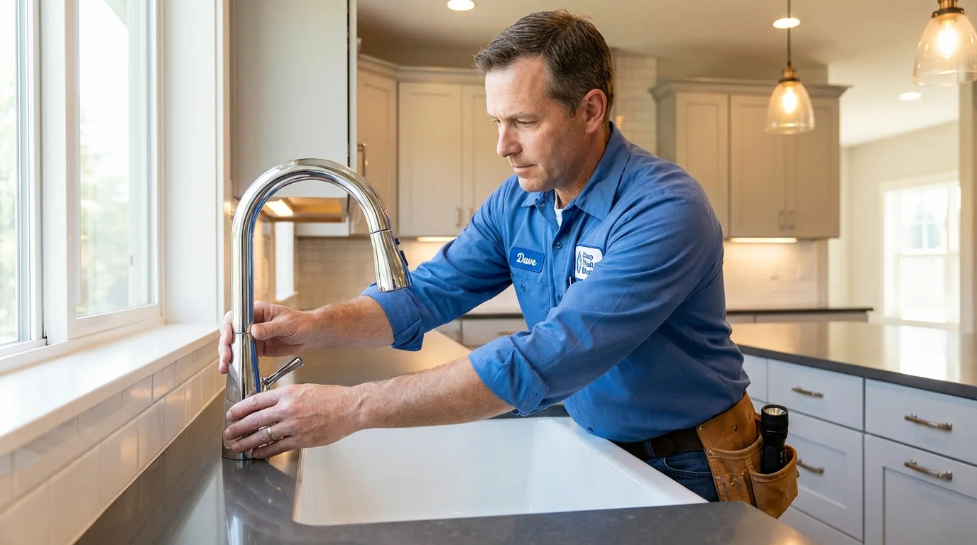 Kitchen faucet installation by Johns Plumbing LLC in Bodega Bay
